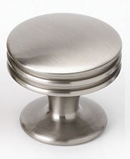 Mushroom Knob, Polished Nickel, 1.13" H x 1.13" W x 1" D