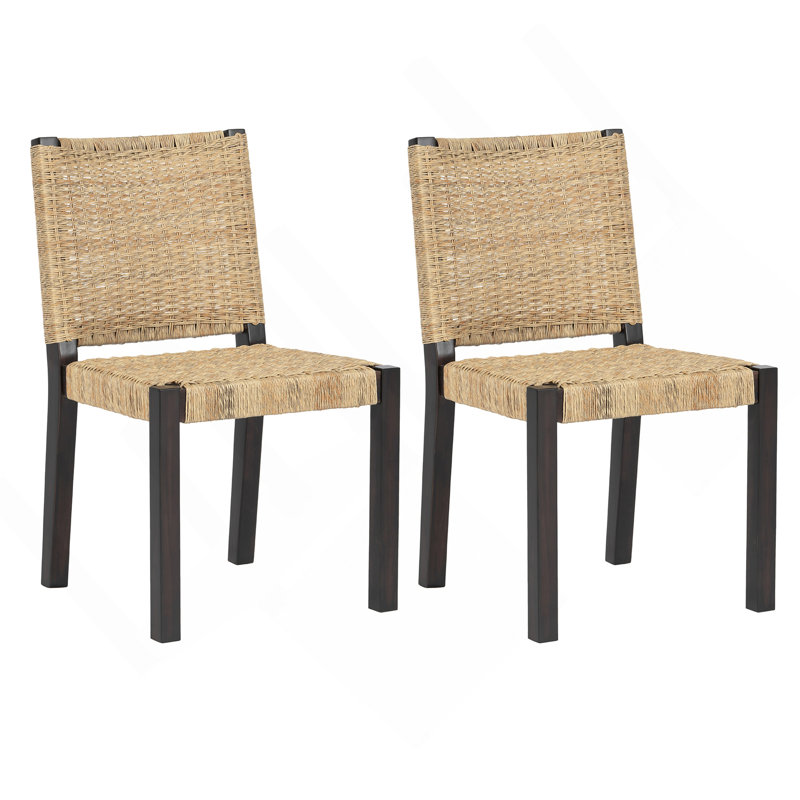 Ensemble de 2 chaises de salle à manger Farmhouse Modern, Noyer