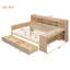 Lit en bois avec lit gigogne simple-827234210-827234209