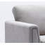 Chaise d'appoint grise avec coussin