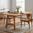 63-Inch Solid Wood Dining Table, Farmhouse Rectangular Kitchen Dinner Table For 4-6 People