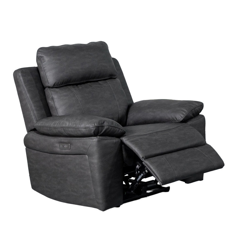 Ceazia 100cm Wide Standard Recliner, Grey