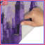 Tapis de bain mauve City Skyline-640666507