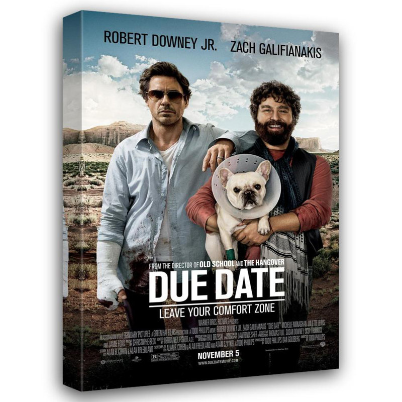 Due Date, 18" H x 12" W