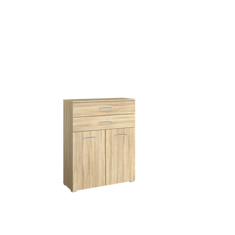 Aditio 4 Drawer Combi Chest, Sonoma oak