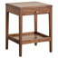 Petite table de bout en bois massif 15 po avec tiroir-131447187-131531382