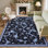 Tapis mauve antidérapant antidérapant pour la cuisine, la chambre à coucher et la chambre de bébé