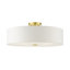 Plafonnier semi-encastré 5 lumières 22 po Flaire-1032326628-1021204334