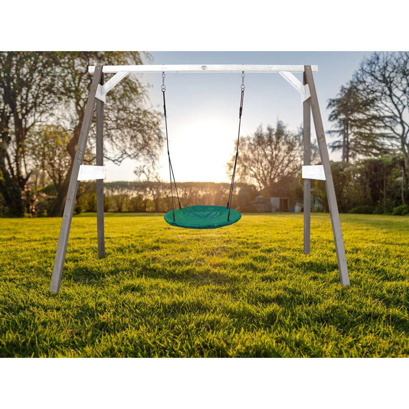 AXI Hemlock Swing Set with 1 Swing(s), Grey/White