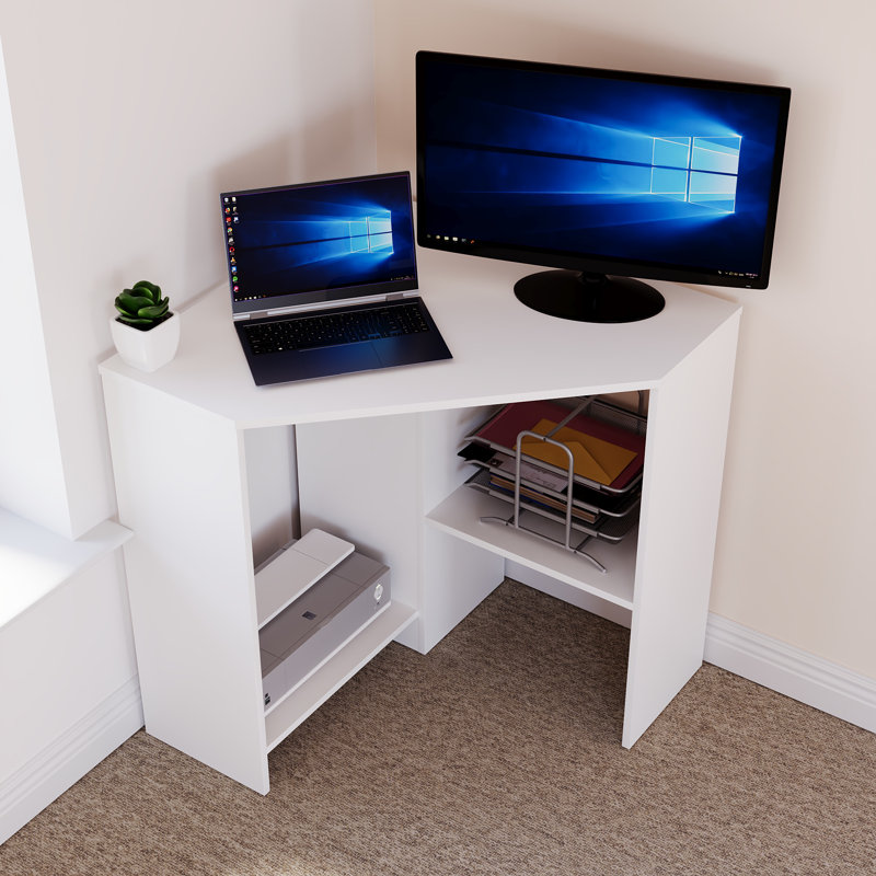 Muskoka Writing Desk, White, 72cm x 76cm