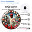 Horloge murale de course