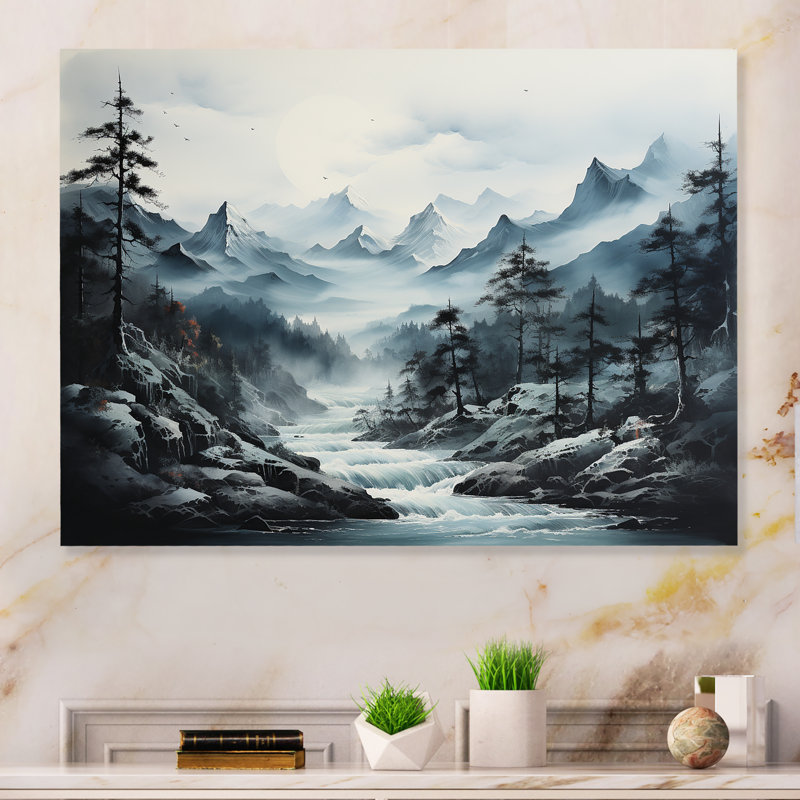 - Art mural japonais, impressions sur métal, H 12 po x l 20 po x P 1 po