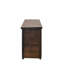 Dual-Drawer Coffer Cabinet with Carved Sides