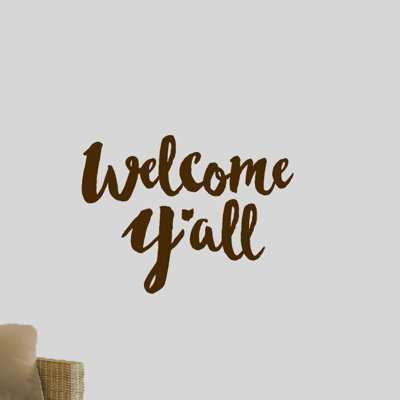 Décalcomanie murale ohio welcome y’all