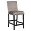 Agrégat de salle à manger brun à 5 comptoirs. Siège de table en faux marbre et fauteuil en velours. , Charmant, facile à assembler