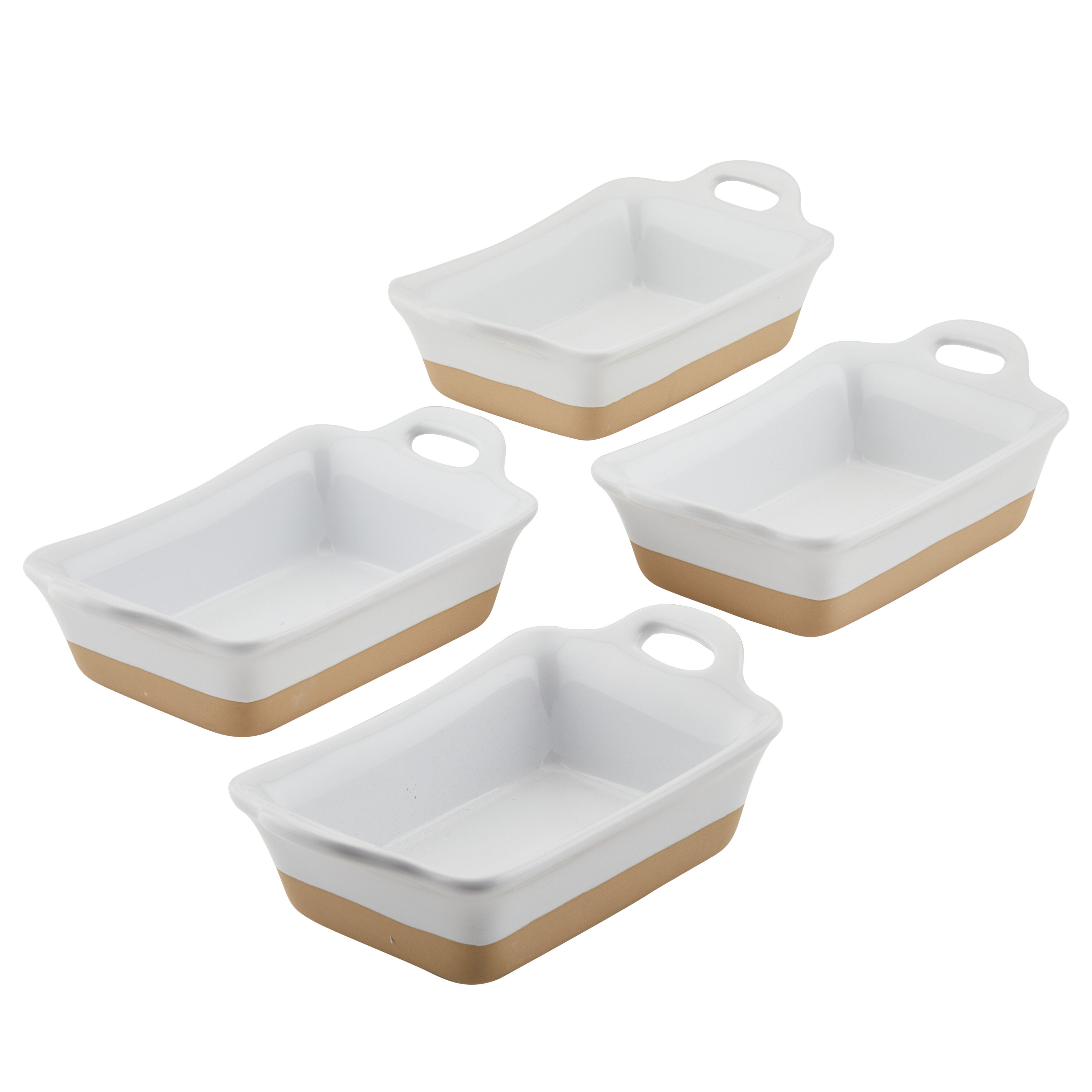 Rachael Ray Ceramics Rectangular Au Gratin Set, 2-Piece