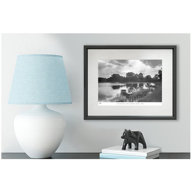 The Broads, The Evening Ferry C1900 by Francis Frith - Single Picture Frame Print, 60cm H x 80cm W x 2.3cm D