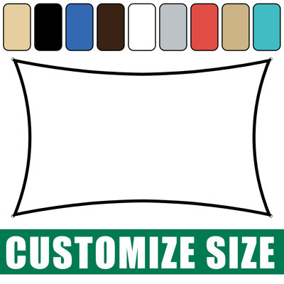 Toile d'ombrage rectangulaire Amgo