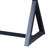 Console Table In Charcoal, With X-shaped Base And Handy Storage Drawer Rectangular Charcoal Practical