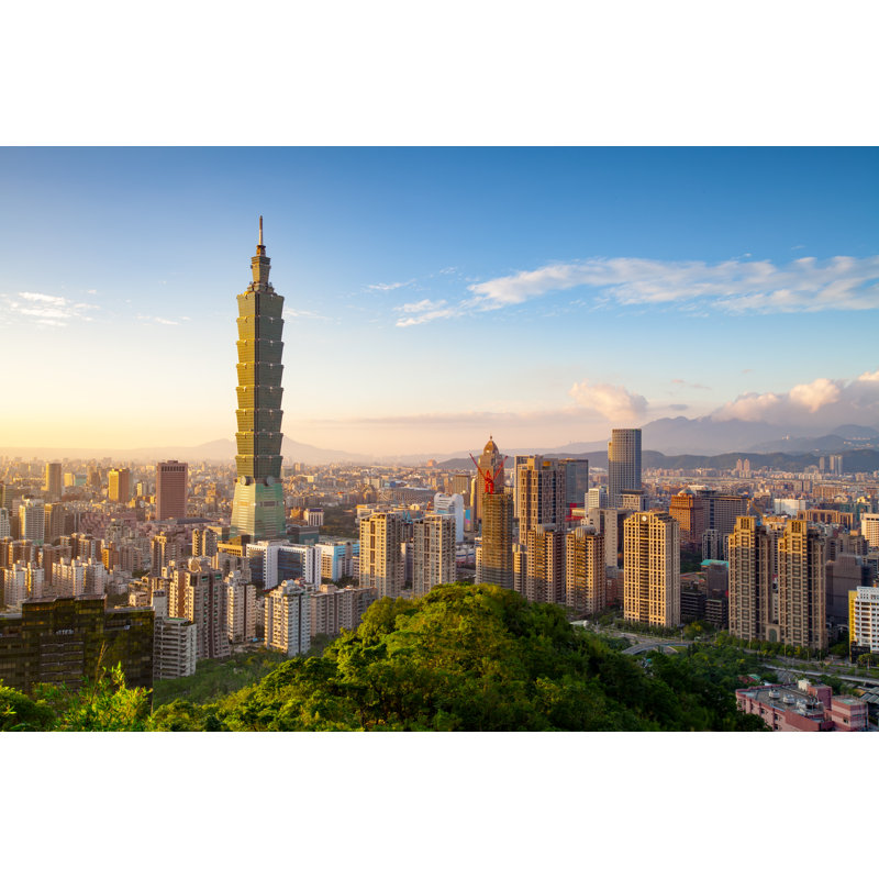 Skyline Of Taipei City by Sean3810 - Wrapped Canvas Print, 20cm H x 30cm W
