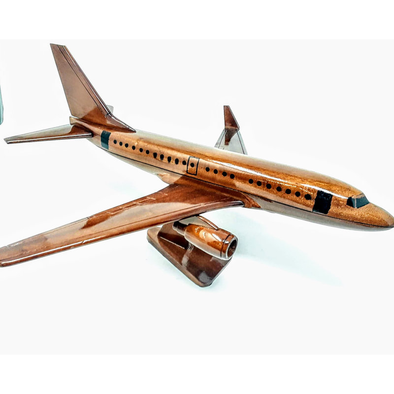 Cladine Boeing 737, modèle d'avion en bois