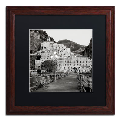 Alan Blaustein, «Amalfi Pier I», reproduction de photo encadrée