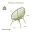 2-Piece Outdoor Seating Acapulco Chair-782067523