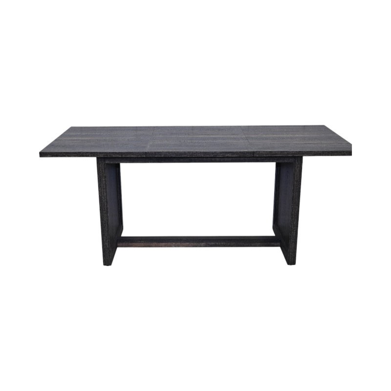 Spacious Seating Particle Board Rustic Dining Table For Family Meals And Gatherings