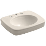 Bancroft® Vitreous China 24" Pedestal Bathroom Sink