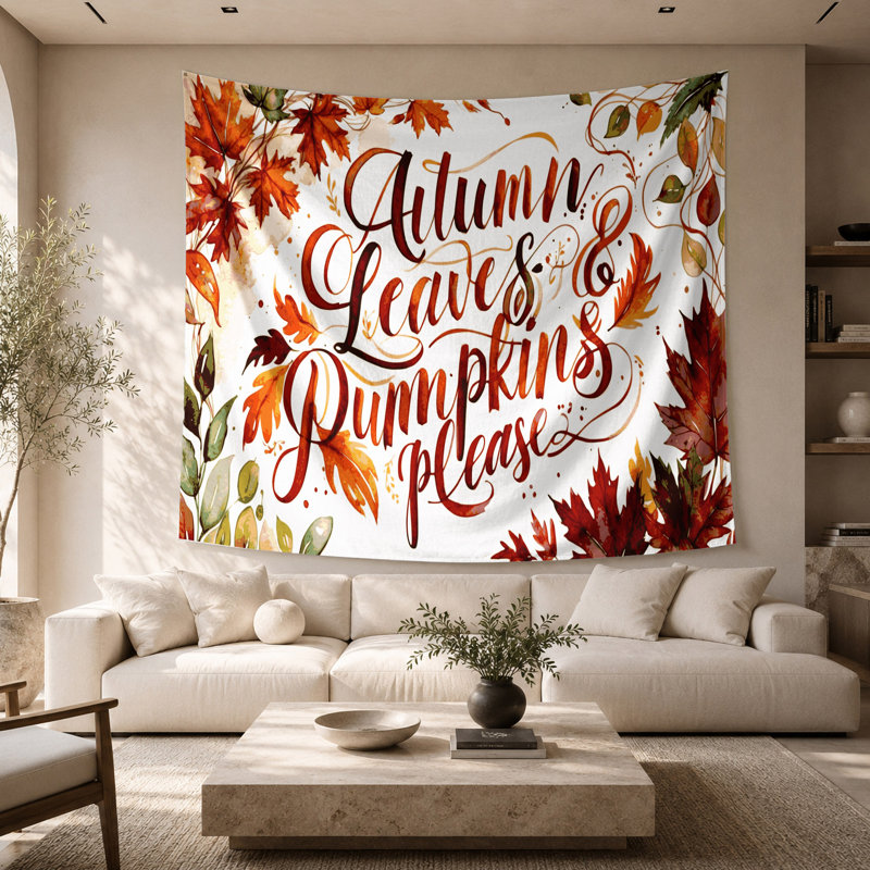 Tapisserie murale «Thanksgiving», 68 po x 80 po