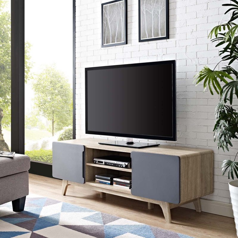 Meuble télé 59 po Carson Carrington Espoo, Gris naturel