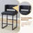 Faux Leather Upholstered Counter Bar Stool (Set of 2)-1244729689-1244846697