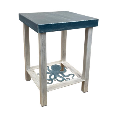 Table de bout en bois massif Simek