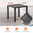 Aluminum Square Side/End Table-657987867