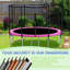 SENCHO GINSYTALIOR Round Backyard Trampoline with Safety Enclosure-1889315123