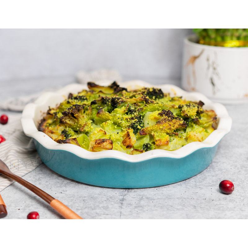 Kook Nonstick Ceramic Pie Pan, Aqua