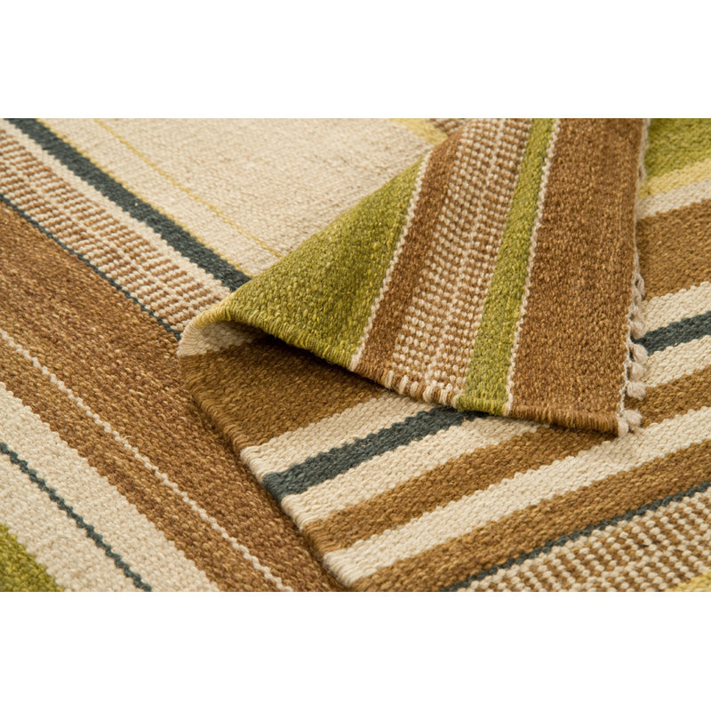 City Stripes Wool Striped Indoor Rug, Rectangle 8' x 11'