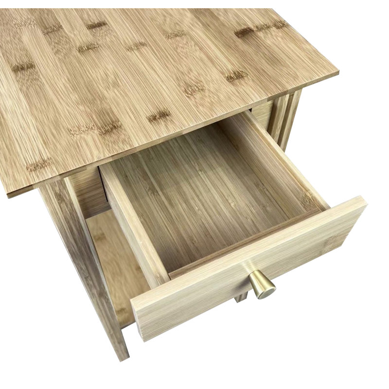 Amreece End Table with Storage, Natural