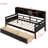 Day bed, wooden bed frame, with bedside table and two drawers-2010372022-2010372017