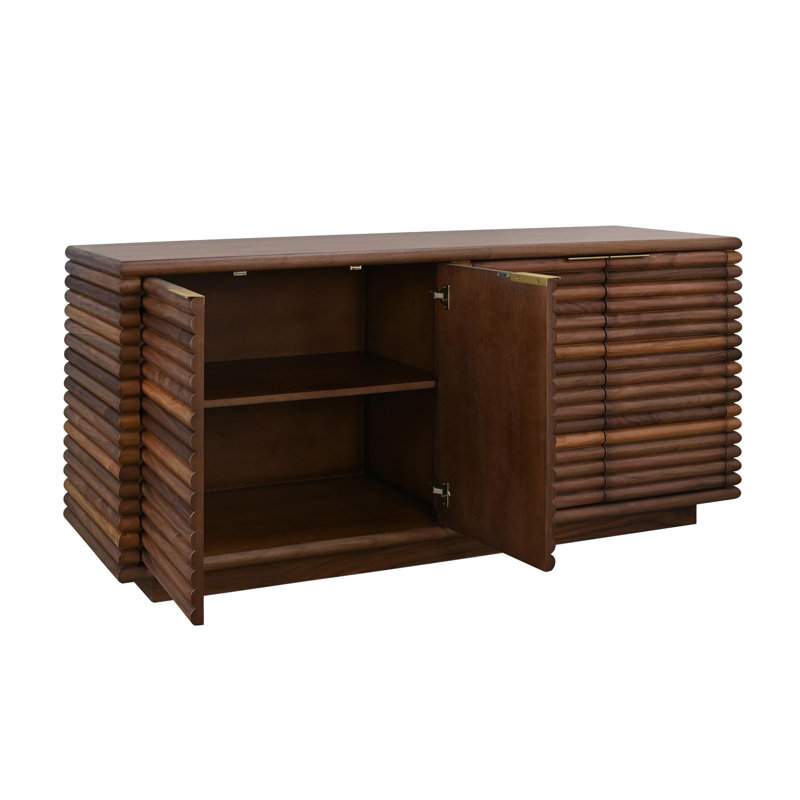 72 in. W Buffet Table, Walnut