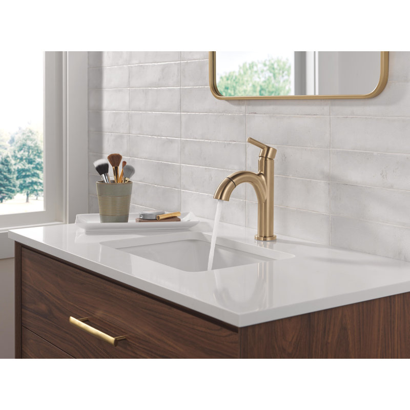 Robinet pour salle de bain Nicoli, Bronze champagne