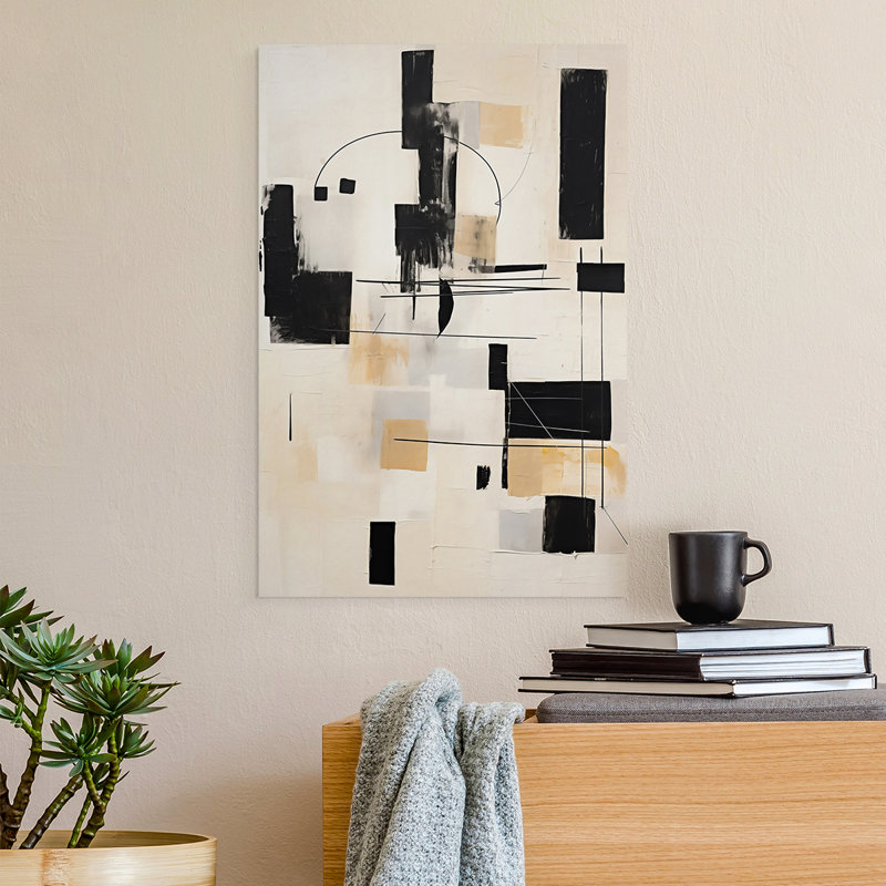 Série ABSTRACT CCDCLXIV - Impression sur toile seulement - NON CADRE, 36" H x 24" W