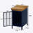 Svavar Nightstand with Storage Cabinet & Solid Wood Tabletop, 2pcs-686862605-680557431