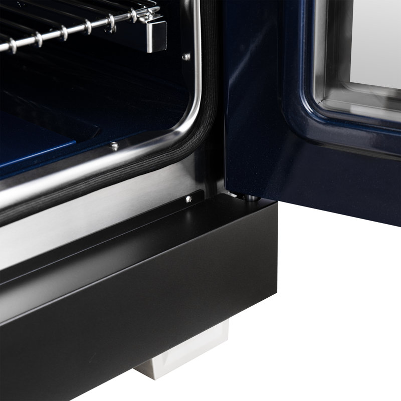 Cuisinière à gaz 36 portes Capriasca, Noir