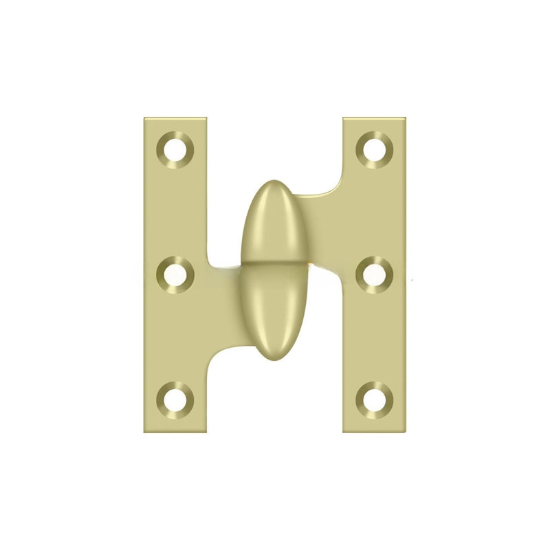 Hinge, Unlacquered Brass, Left Hand