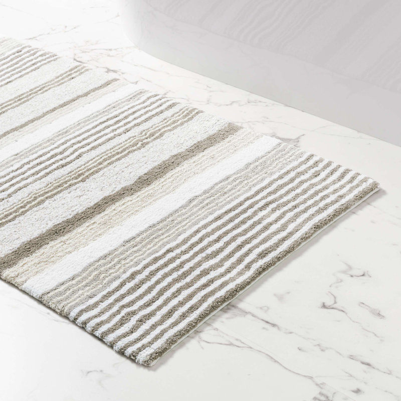 Gradation Stripe Bath Rug, 20" W x 30" L