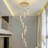 Elivia 10 - Light Modern Dimmable LED Large Staircase Cluster Pendant Light Chandelier