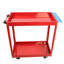 Chariot à outils sur roulettes, chariot utilitaire en acier robuste avec roues verrouillables, chariot de service industriel d'une capacité de 400 lb pour garage, entrepôt, atelier (deux couches)-1794382204