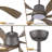 Hydle 60'' Ceiling Fan with LED Lights-1351748608