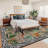 Jungle Rug Washable Animal Living Room Carpet, Non-Slip Non-Shedding Modern Floor Mats, Foldable Low Pile Accent Indoor Rug for Bedroom, Kitchen, Office-72288106-69484595